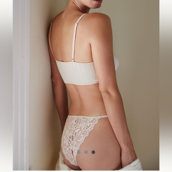 NWT Anthropologie Pointelle & Lace Panty Size L/XL - Picture 4 of 4